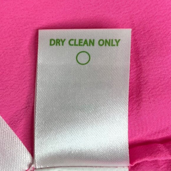 Lilly Pulitzer Sleeveless Silk Shirt Blouse Womens XXS Pink Barbie Core - Picture 8 of 8